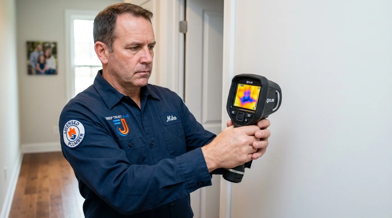 Thermal imaging leak detection by Johns Plumbing LLC in Fort Hall